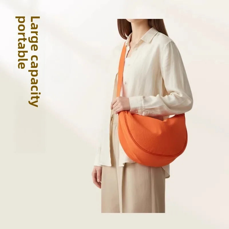 Bolso bandolera ligero para mujer con diseño luna, multicolor y uso diario