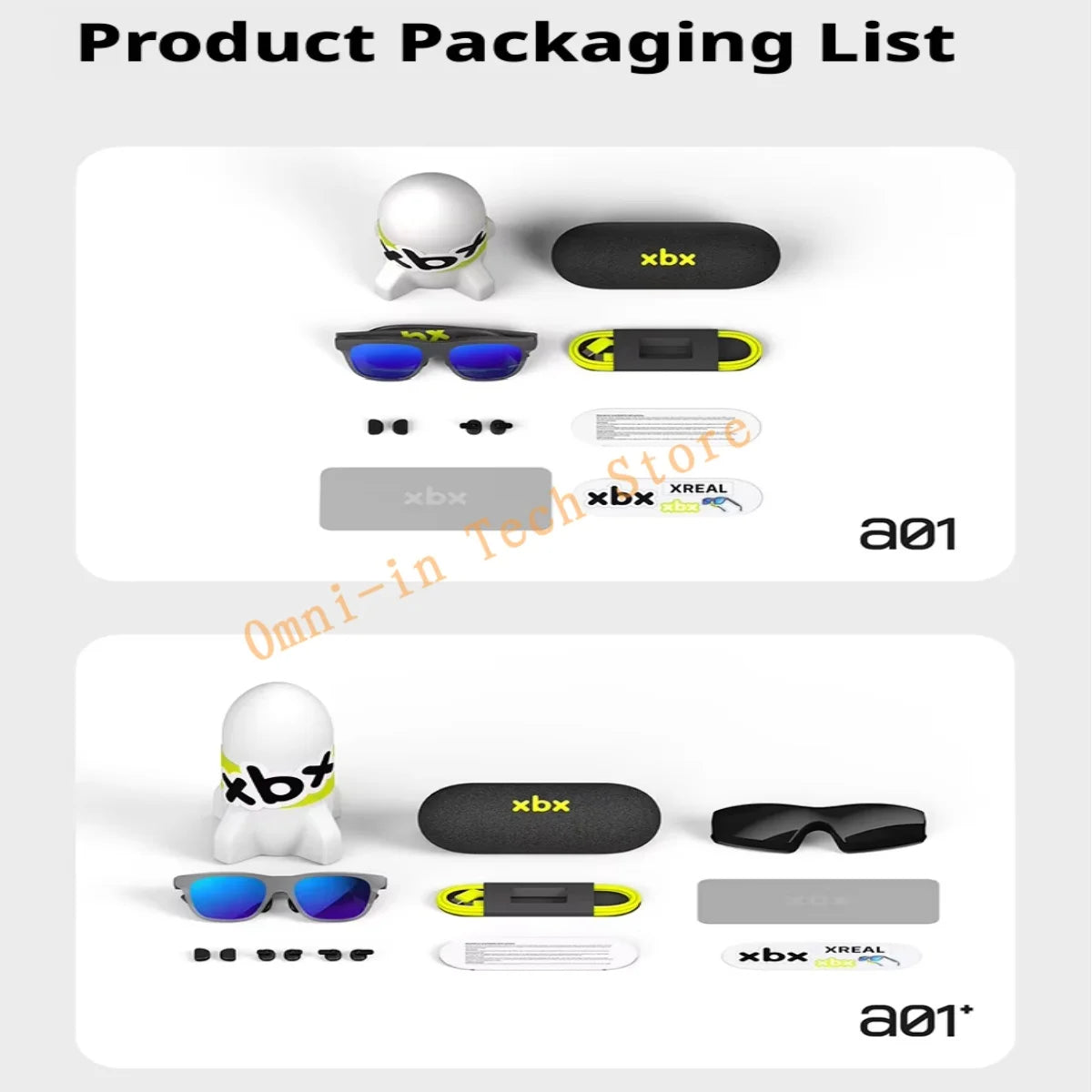 Gafas AR XREAL xbx a01, ultraligeras de 62g, compatibles con HDR10, 1600 nits, 50 grados de campo de visión, para ver películas y jugar.