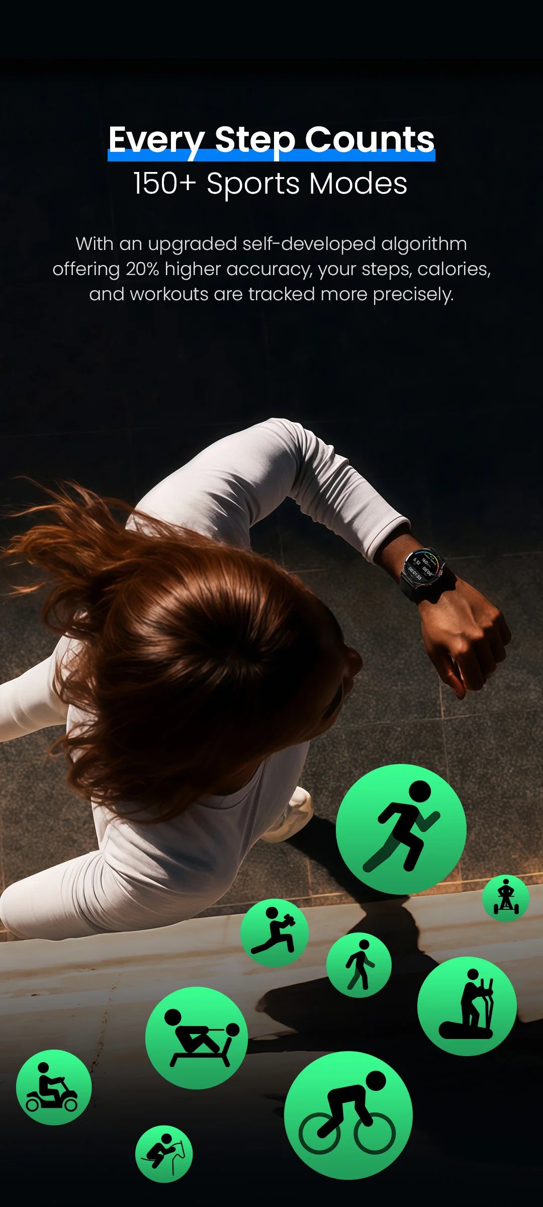 Reloj Inteligente Solar Lite 2 con AMOLED, Modos Deportivos y Llamadas