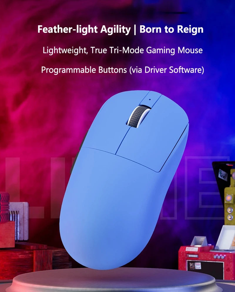 Mouse Gamer Lenovo Tri-Mode, 6000 DPI, RGB, Bluetooth y USB-C