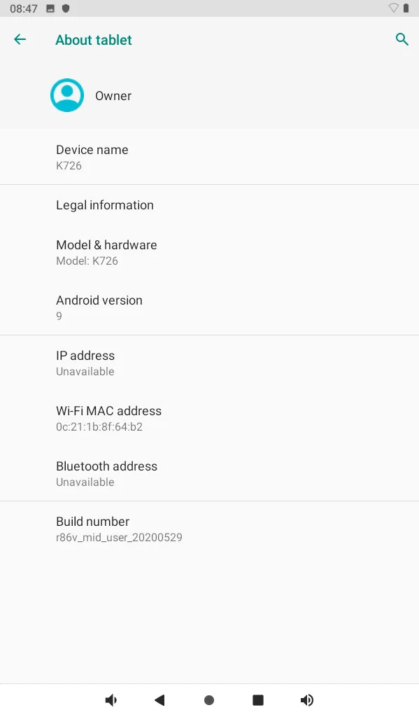 Nueva Tablet Android 9.0 de 7 Pulgadas, 2GB de RAM, 16GB de ROM, RK3126 Quad Core, 1024*600 IPS, 3000mAh, Cámara Dual