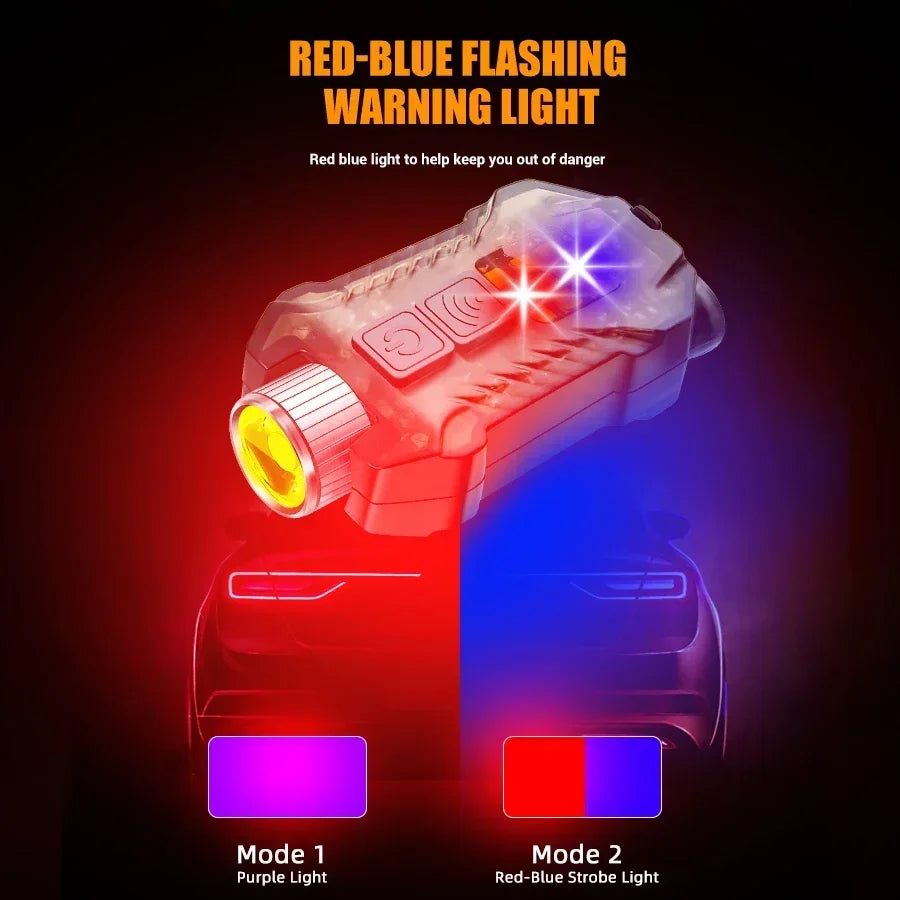Faro LED Recargable Alta Potencia para Exterior y Pesca