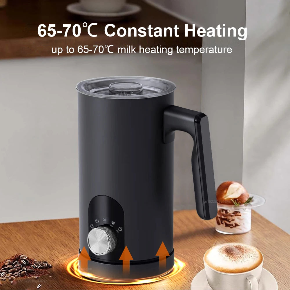 Espumador de leche eléctrico 5 en 1 raugee para café, capuchino y latte