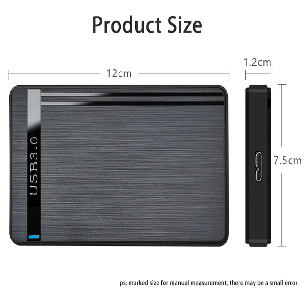 Caja de disco duro SATA USB 2,0 de 2,5 pulgadas, carcasa portátil para disco duro externo, para SSD, para disco duro, para ordenador portátil, PC, escritorio, uso en el hogar y la Oficina
