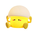 Bonita luz nocturna, lámpara de yema de huevo, lámpara de seta, decoración creativa de escritorio, carga USB, luz nocturna interior para niños, regalo de cumpleaños