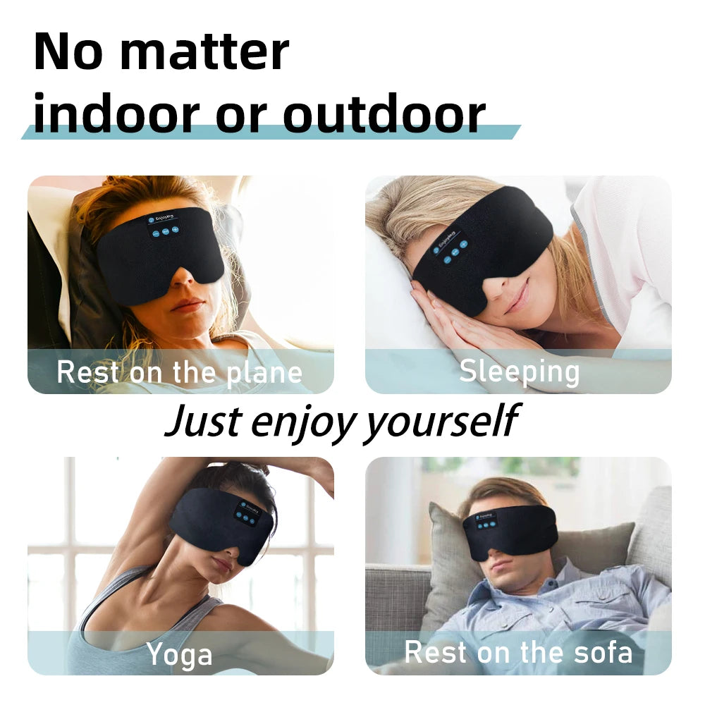 Máscara de Dormir con Auriculares Bluetooth Integrados