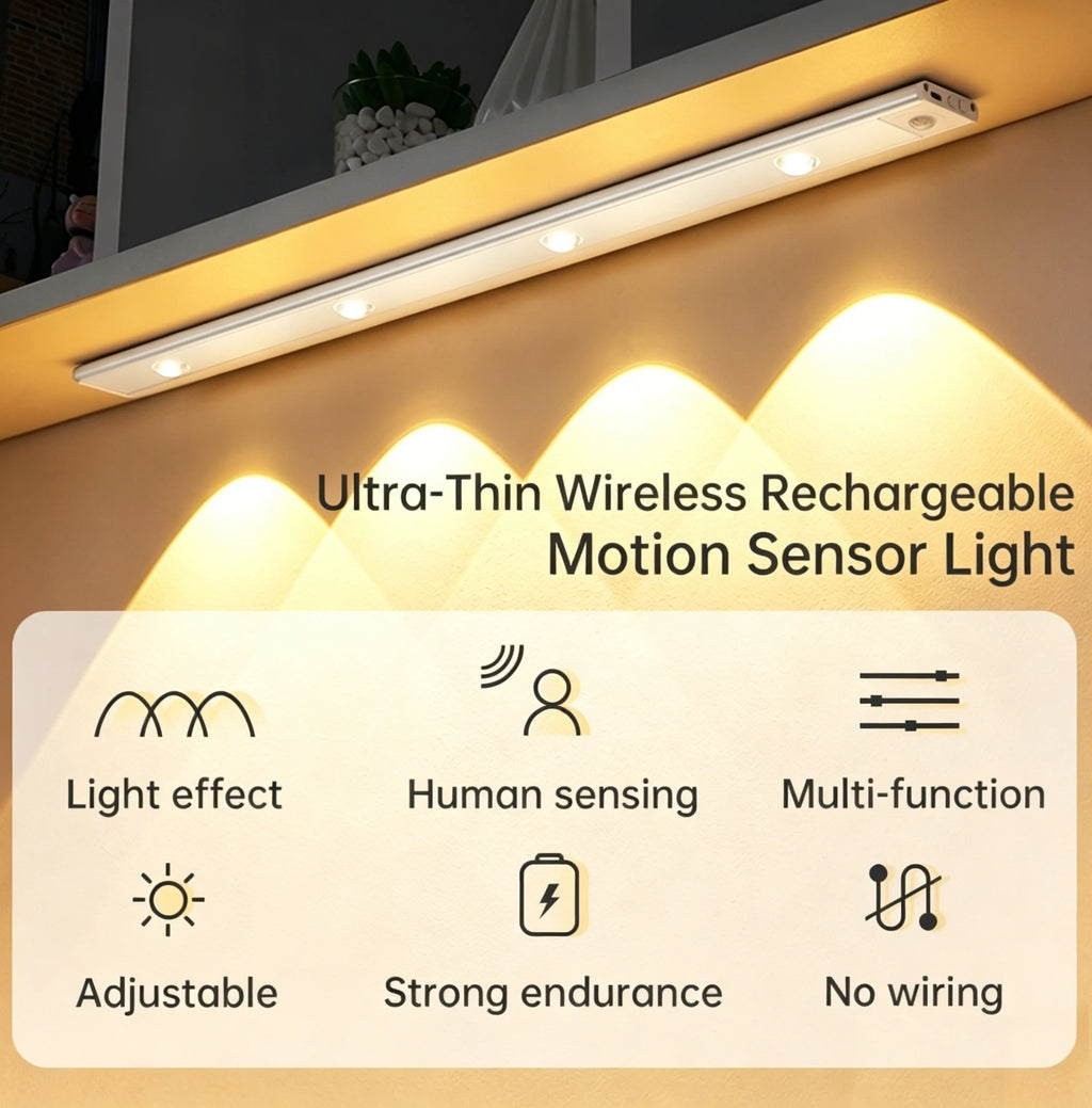 Luz LED Nocturna Regulable con Sensor para Armario