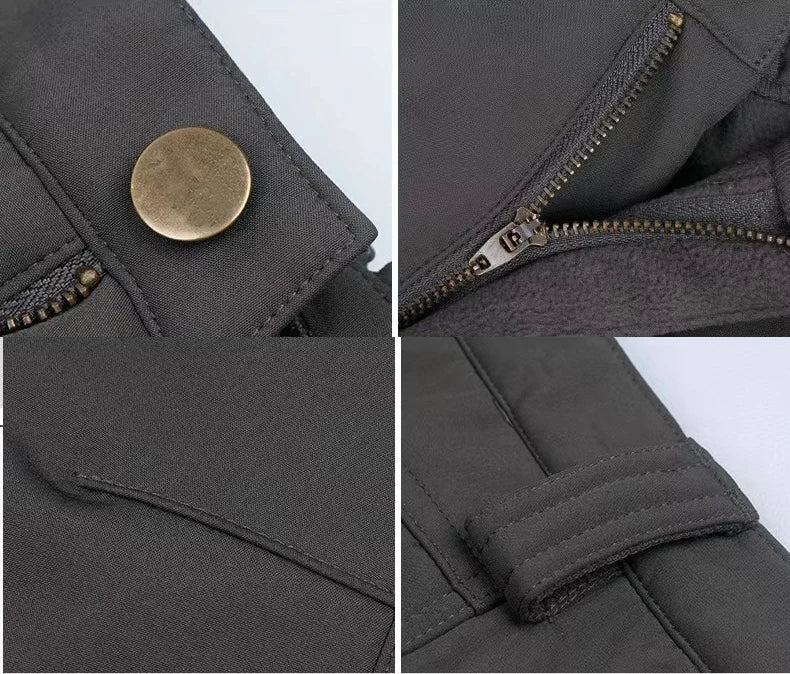 Chaquetas tácticas de piel de tiburón City Gargo para hombre, pantalones de senderismo, pesca, escalada, senderismo, pantalones informales para caza y acampada, M-5XL