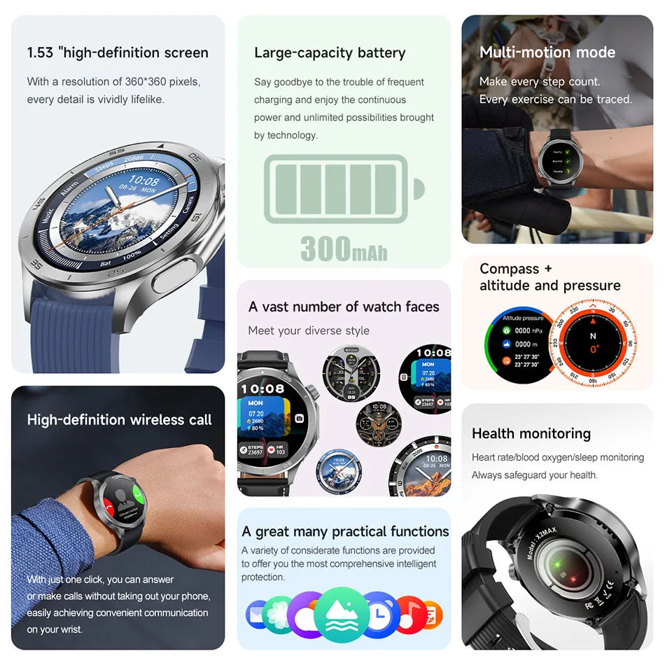 OPPO X2 Reloj Inteligente GPS IP68 Bluetooth