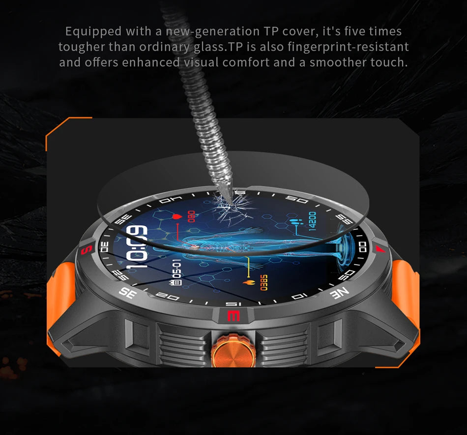 Reloj Inteligente GPS Brújula Bluetooth Deportivo