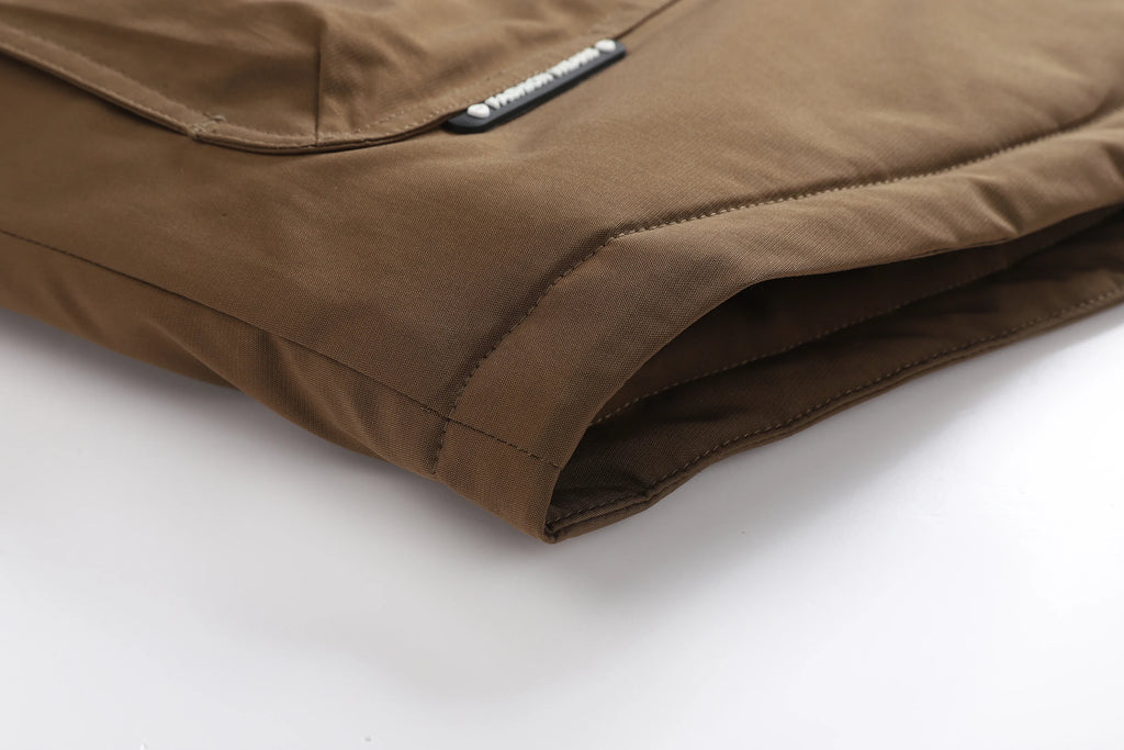 Parka Militar con Capucha para Hombre, Abrigo de Invierno Anorak