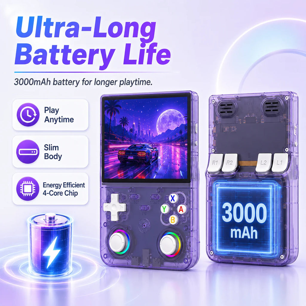 Consola de Juegos Retro Portátil R36 Ultra X con Pantalla IPS de 4.5 Pulgadas, 64GB/128GB, Consola de Juegos Portátil con Más de 20000 Juegos