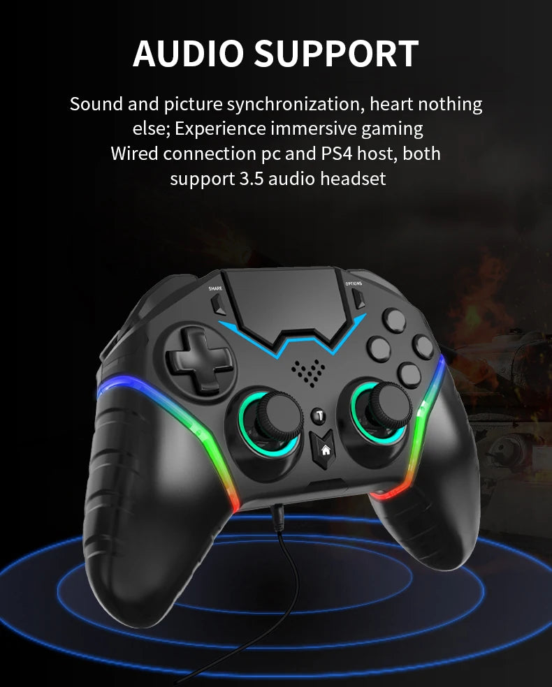 Controlador inalámbrico para PS4, PS3, PS, Playstation 4, 3, teléfono móvil, PC, Android, TV, Control, Bluetooth, Gamepad, Joystick para juegos