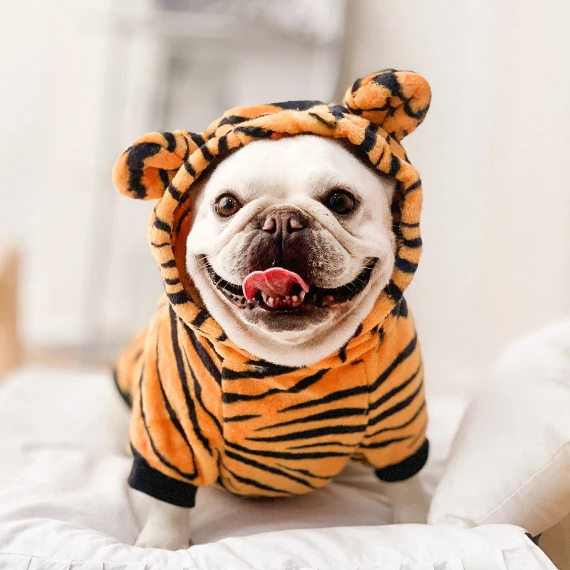 Suéter con Capucha para Perros y Gatos - Ropa Polar Cálida para Mascotas
