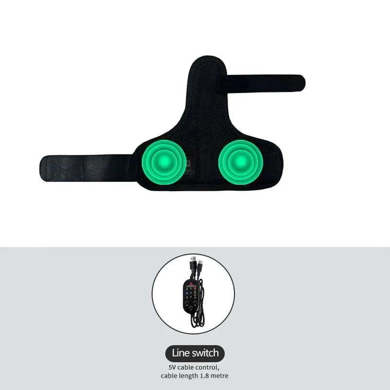 Masajeador de pulgar y muñeca calentado, artritis alimentada por USB, alivio del túnel carpiano, tendinitis del pulgar, esguinces, dolor, alivia la relajación muscular