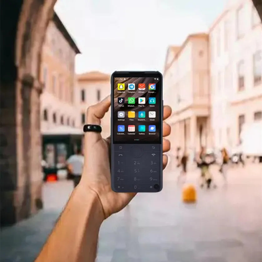 Nuevo Qin F22 Pro pantalla táctil inteligente teléfono Wifi 5G + 3,5 pulgadas 4GB 64GB agregar Google Store Android versión QinGlobal teléfono móvil