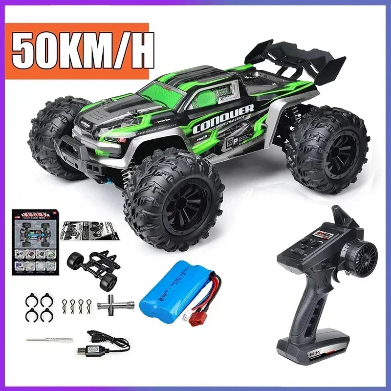JJRC -Q130 sin escobillas de alta velocidad 70 KM/H4X4 todoterreno 2,4G 4WD Control remoto RC coche 4WD Racing Monster Racing Boy juguete para regalo 1:16