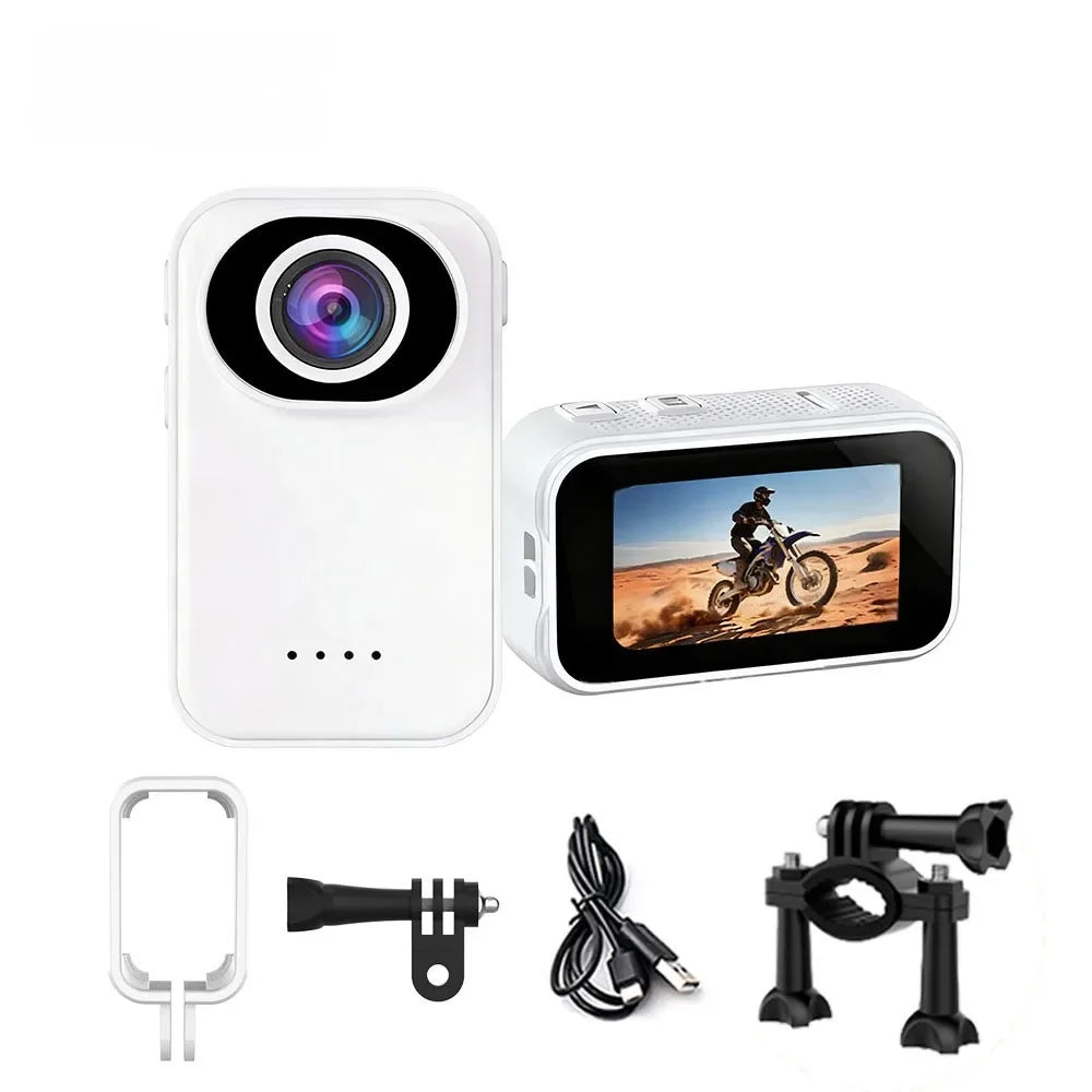 Cámara de Video Portátil 2K HD Lenovo para Ciclismo y Montañismo