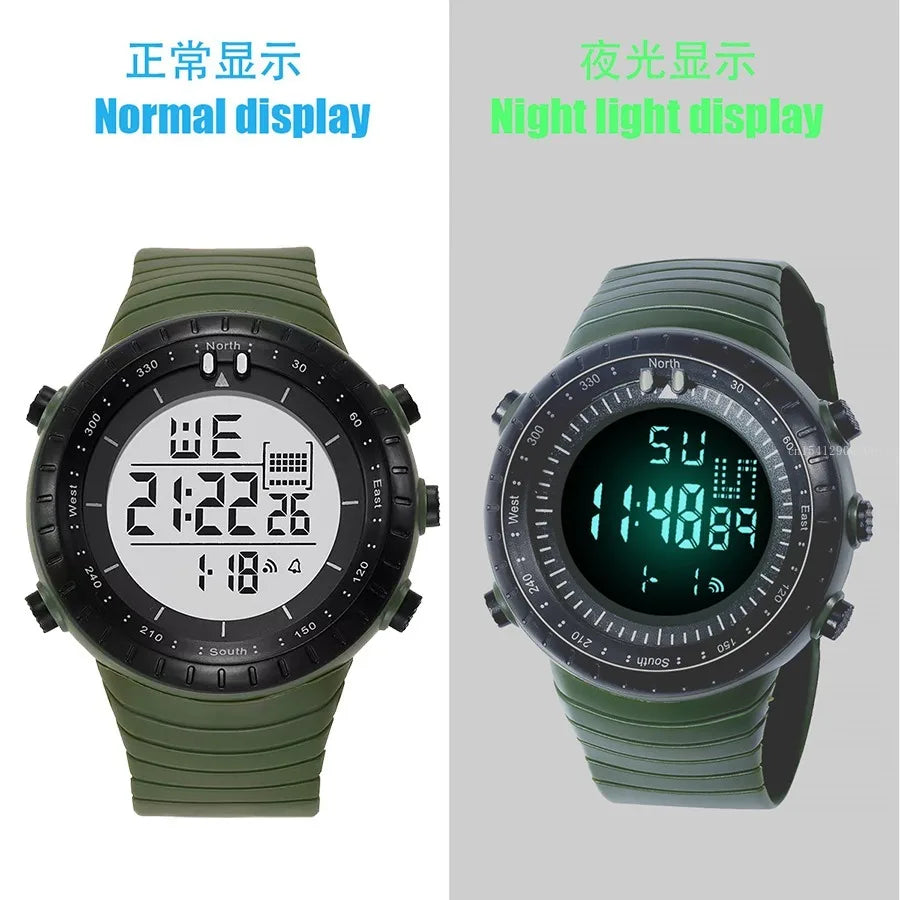 Reloj Digital LED Militar Deportivo Resistente al Agua