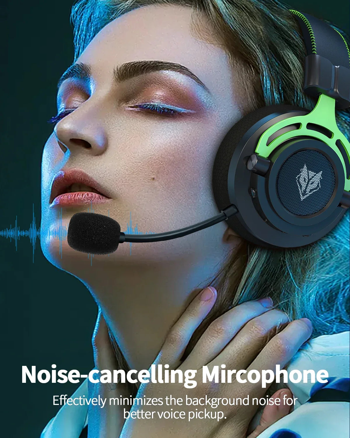 NUBWO G03 Auriculares Gaming Dongle 2.4GHz