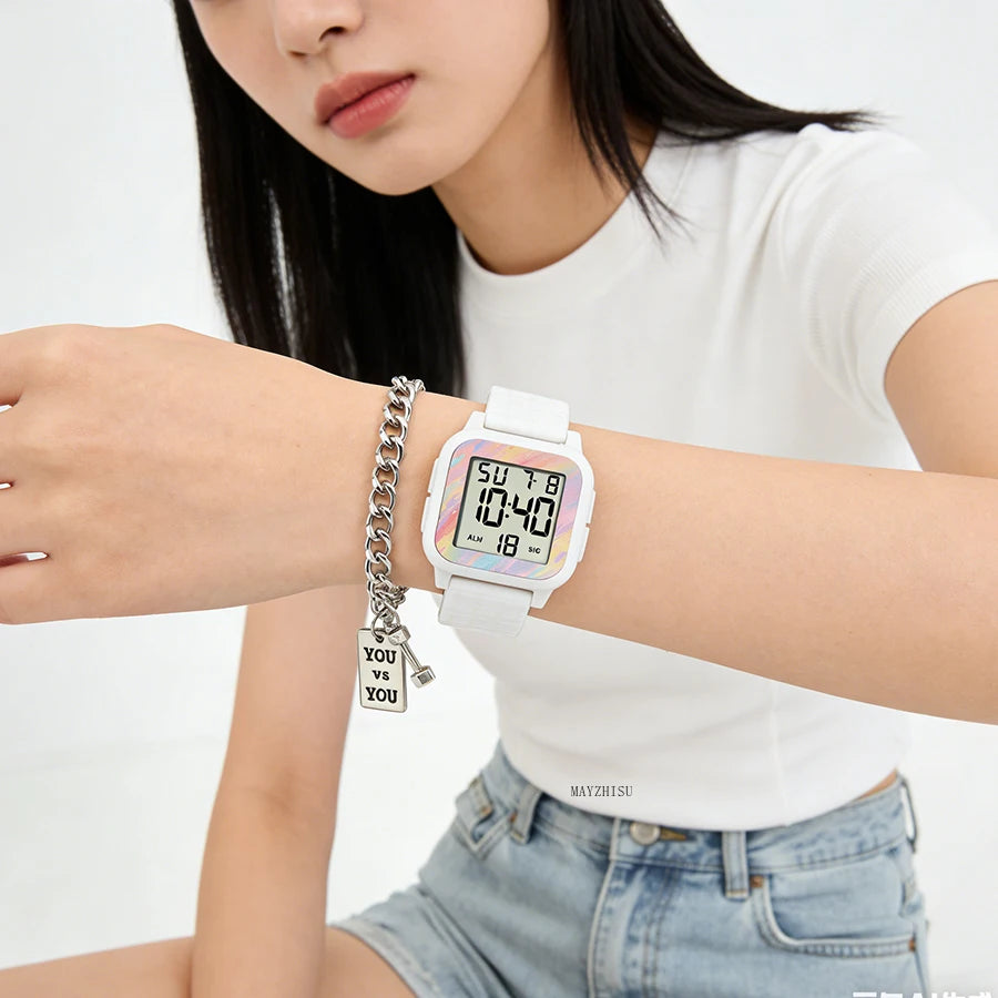 Reloj Deportivo Ultrafino Luminoso MAYZHISU Pareja