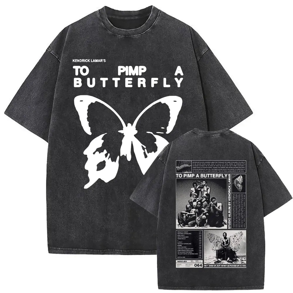 Camiseta Vintage Kendrick Lamar, Hip Hop Oversize, Unisex