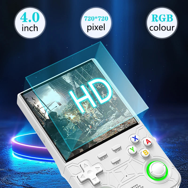 Consola de Videojuegos Retro R36 Ultra, Sistema Linux, Pantalla IPS de 4.0 Pulgadas