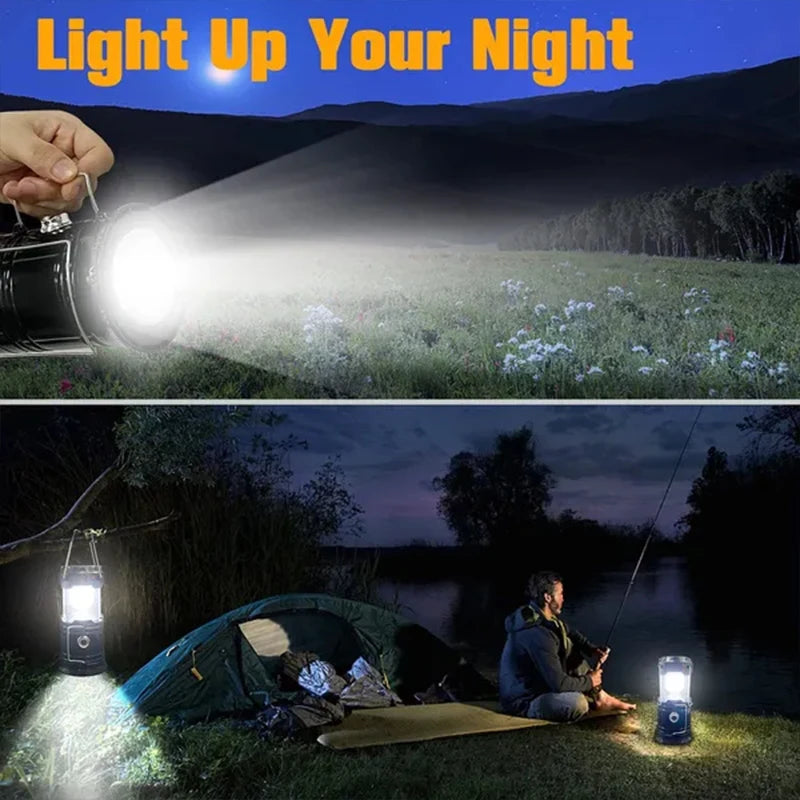 Linterna LED Portátil para Camping y Emergencias