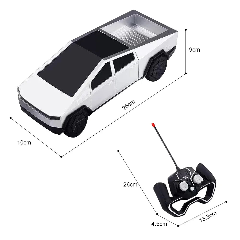 Camión RC Escala 1:24 con Luces LED 4WD Control Remoto 27MHz