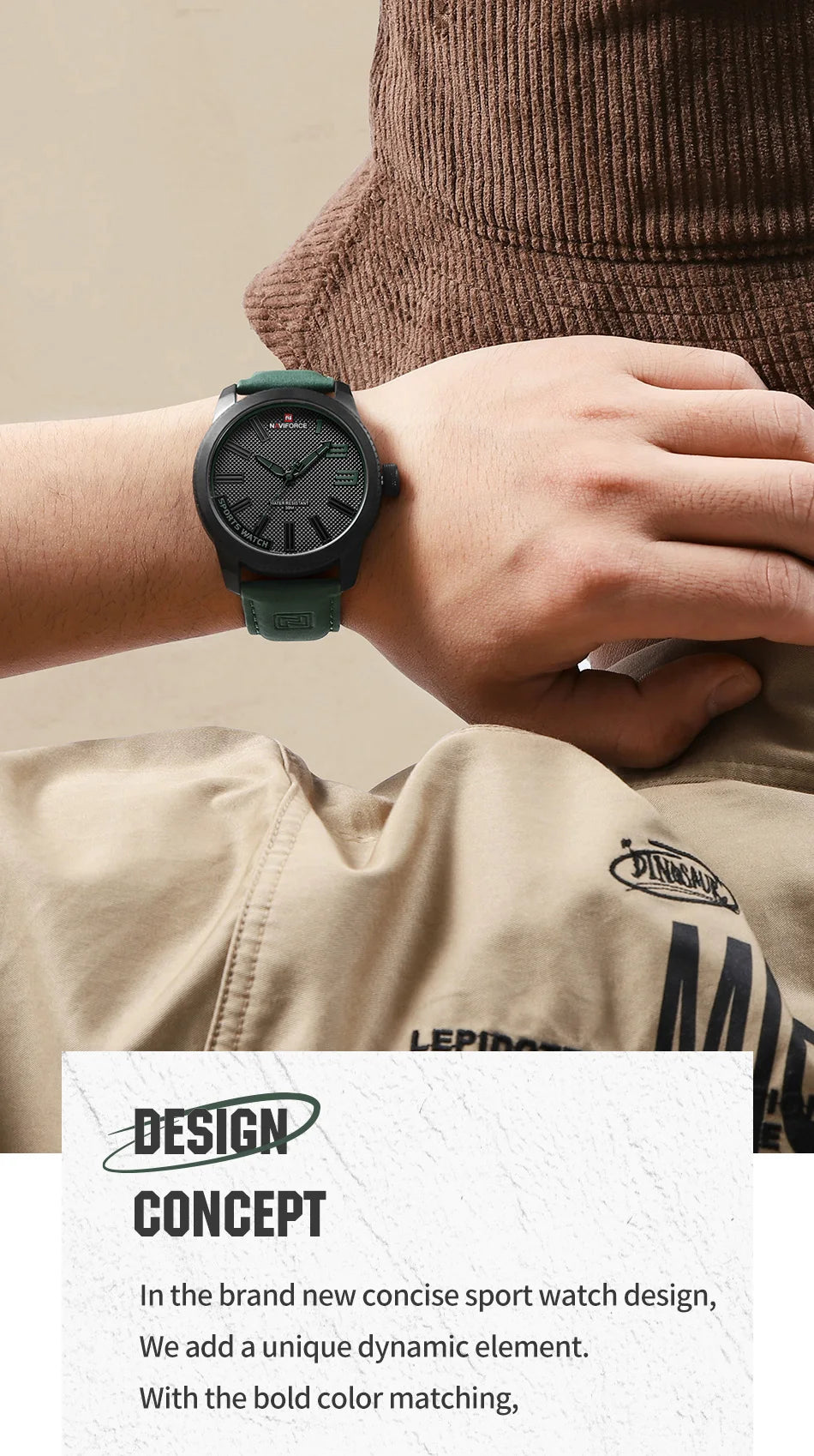 Reloj Analógico de Cuarzo NAVIFORCE Militar para Hombre