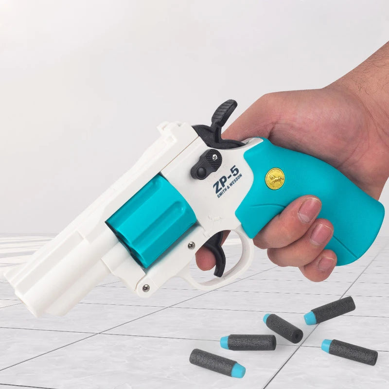 Juguete de exterior, pistola de balas de espuma EVA suave, pistola de juguete manual de espuma suave, juego de tiro deportivo, juguetes interactivos para niños y adultos, regalo.