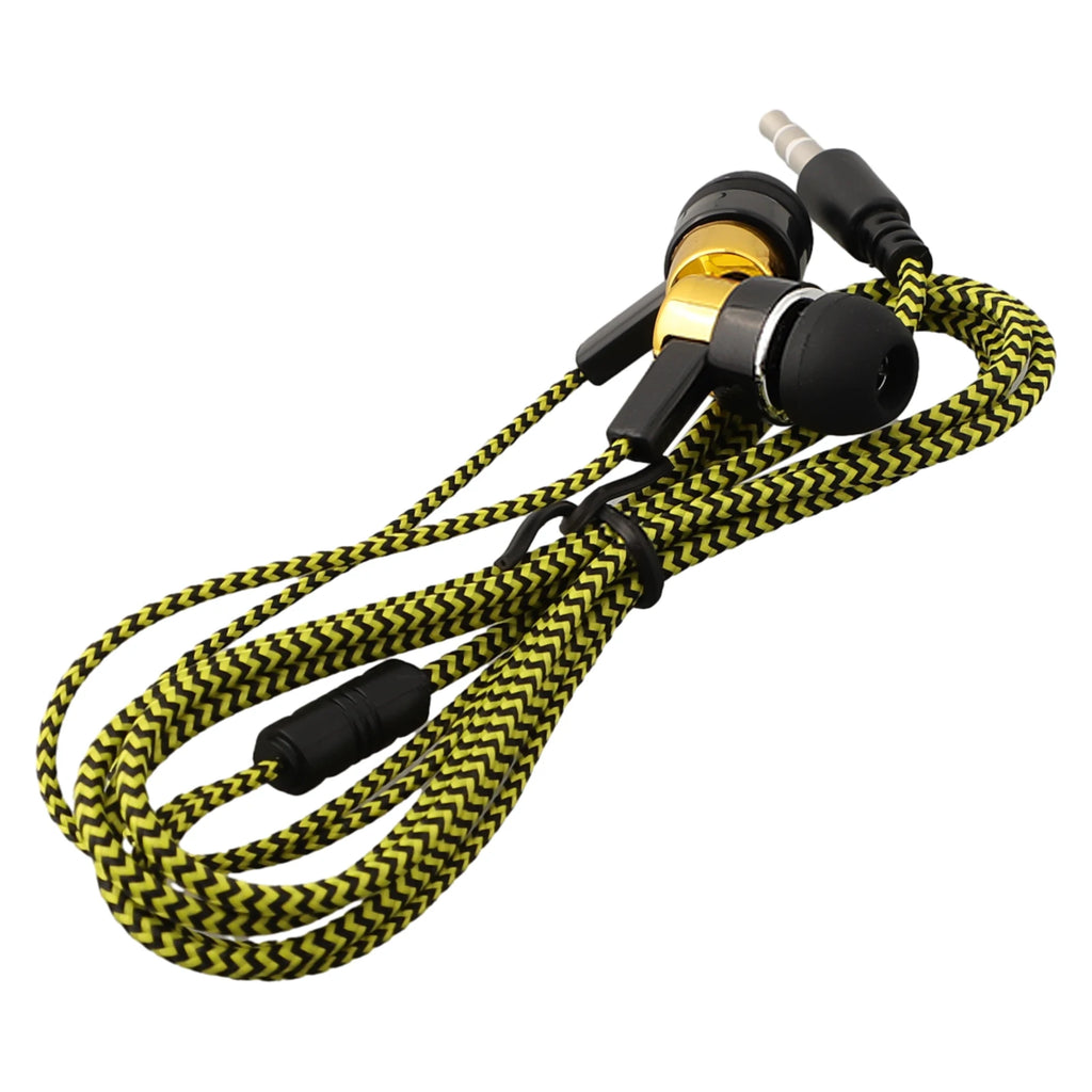 Experimente graves potentes con auriculares internos con cable, auriculares estéreo de 3,5 mm para dispositivos móviles, diseño con aislamiento de ruido