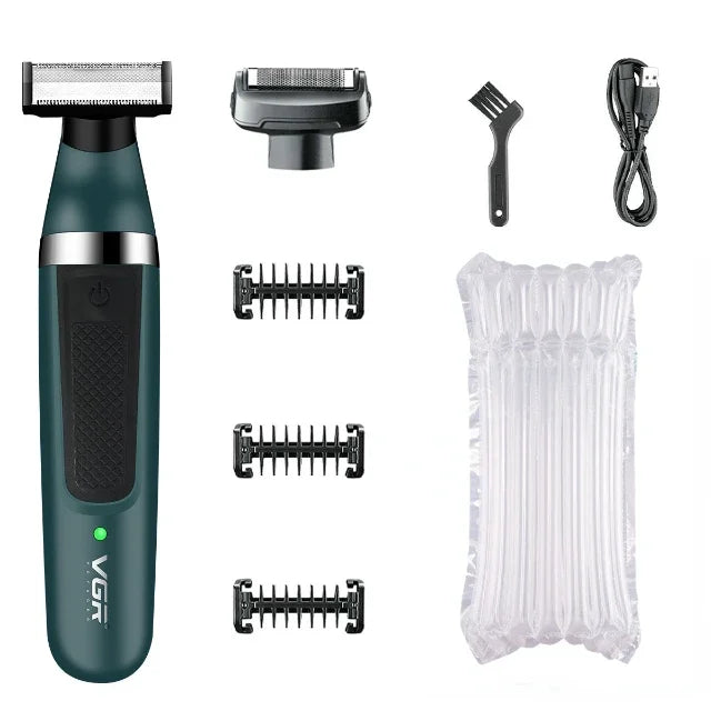 Afeitadora y Recortadora de Pelo y Barba, Recargable, Resistente al Agua