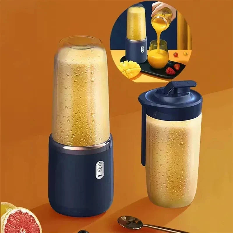 Licuadora Portátil Eléctrica 6 Cuchillas | 400ml - Jugos y Smoothies