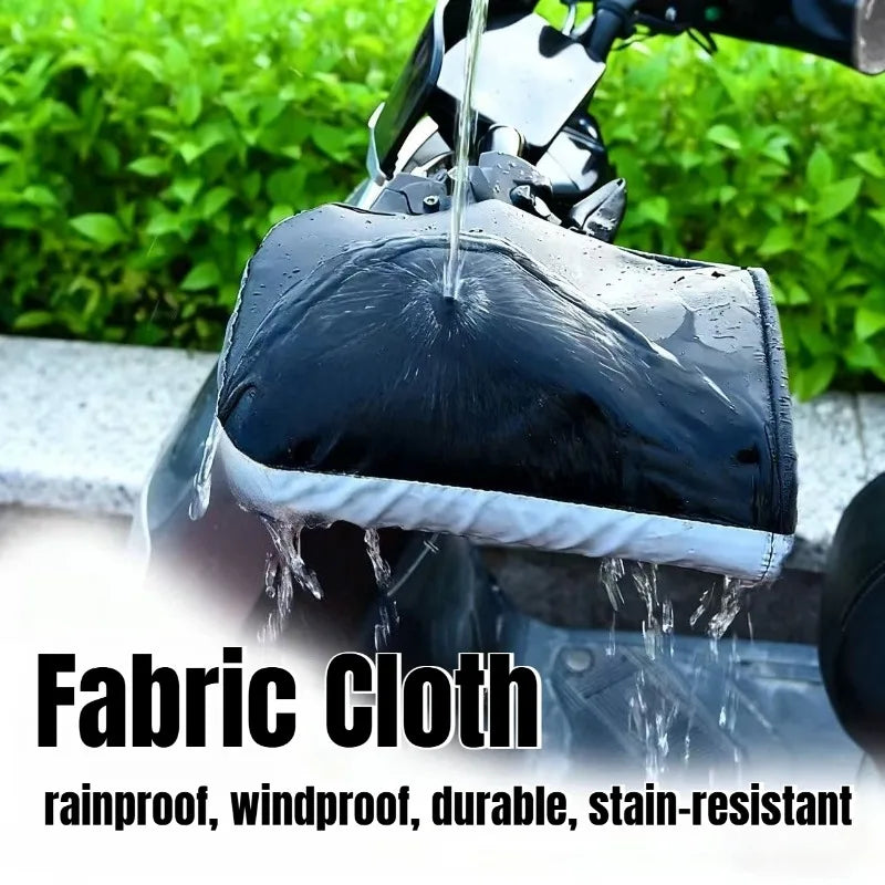Manguitos para manillar de motocicleta, equipo de invierno, guantes más cálidos, manguitos impermeables, cubierta para mango de bicicleta, cubiertas para manos, calentadores