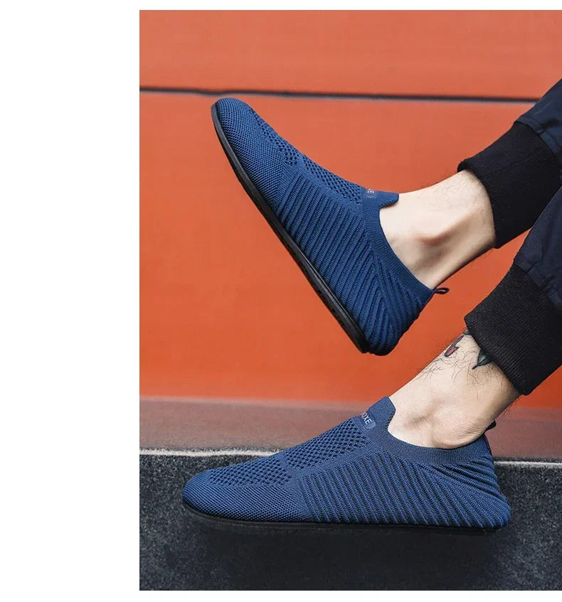 YRZL-mocasines de conducción suaves para hombre, zapatos planos de alta calidad para caminar, mocasines informales de malla transpirable, sin cordones