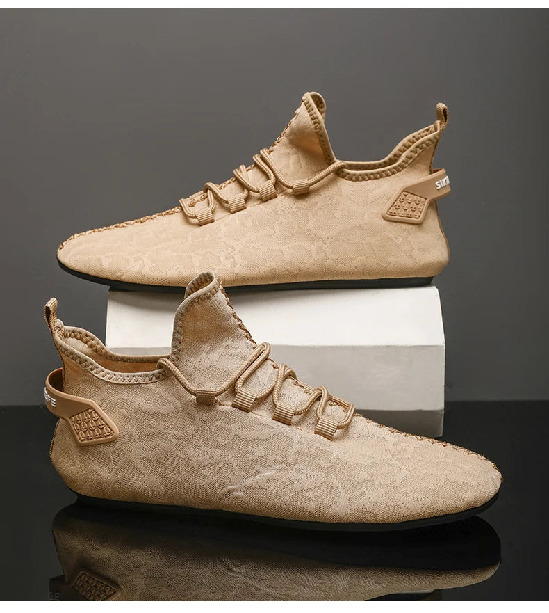 YRZL, mocasines de malla para hombre, mocasines para conducir, zapatos planos de alta calidad para caminar, mocasines informales antideslizantes transpirables, zapatos de verano para hombre