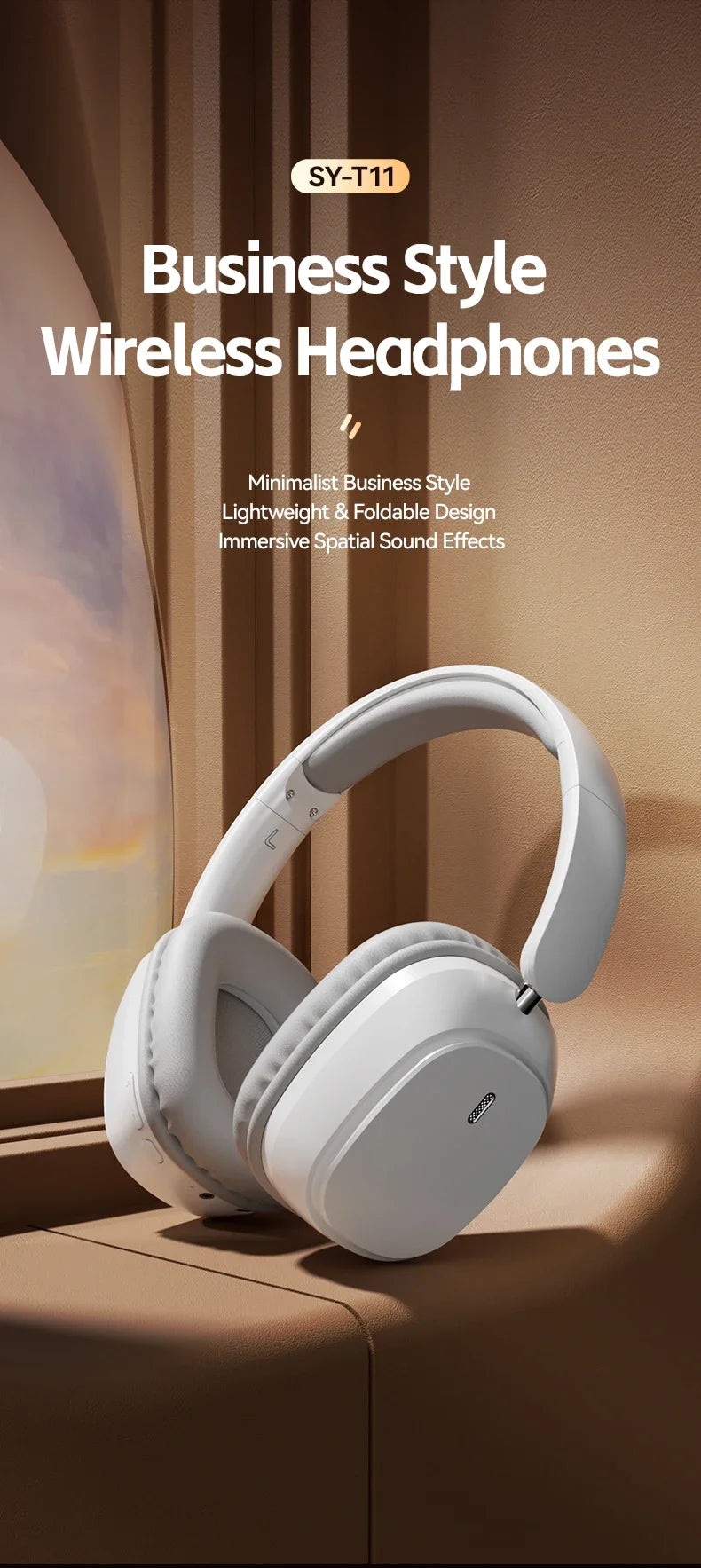 SY-T11 Auriculares Bluetooth 5.3 HiFi 90H