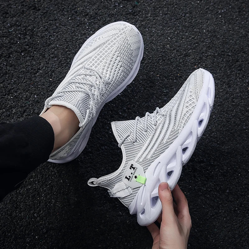 Zapatos deportivos informales de gran tamaño, zapatillas informales para hombre y mujer, nuevos zapatos impermeables para hombre, zapatos para correr ligeros, cómodos y transpirables