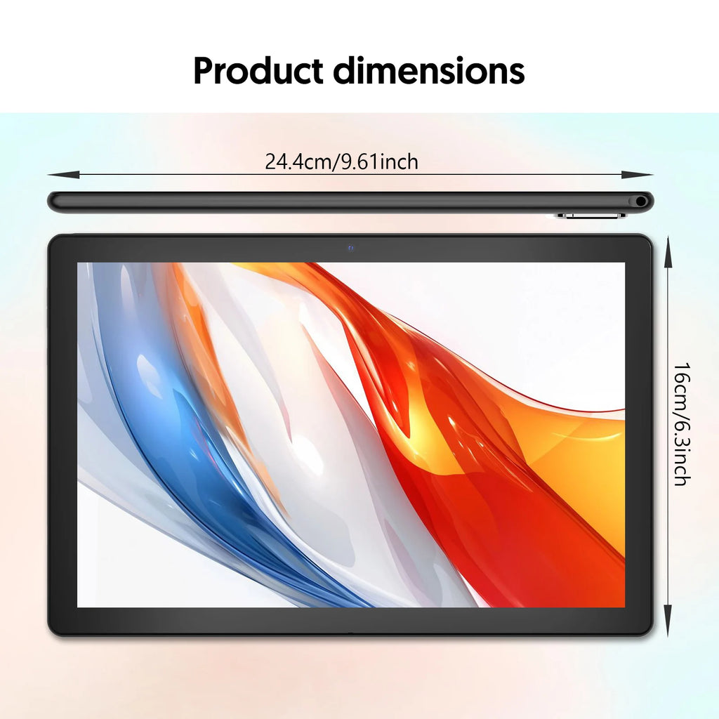 Tablet Android 15 BAKEN 10 pulgadas 12GB RAM 64GB Quad Core WiFi 5G