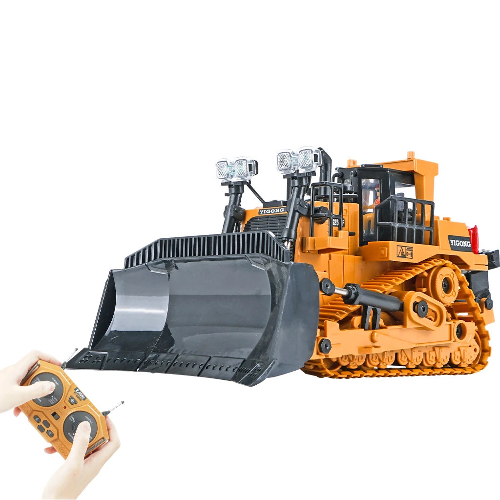 Bulldozer de Control Remoto RC 1/24 9 Canales 2.4G para Niños