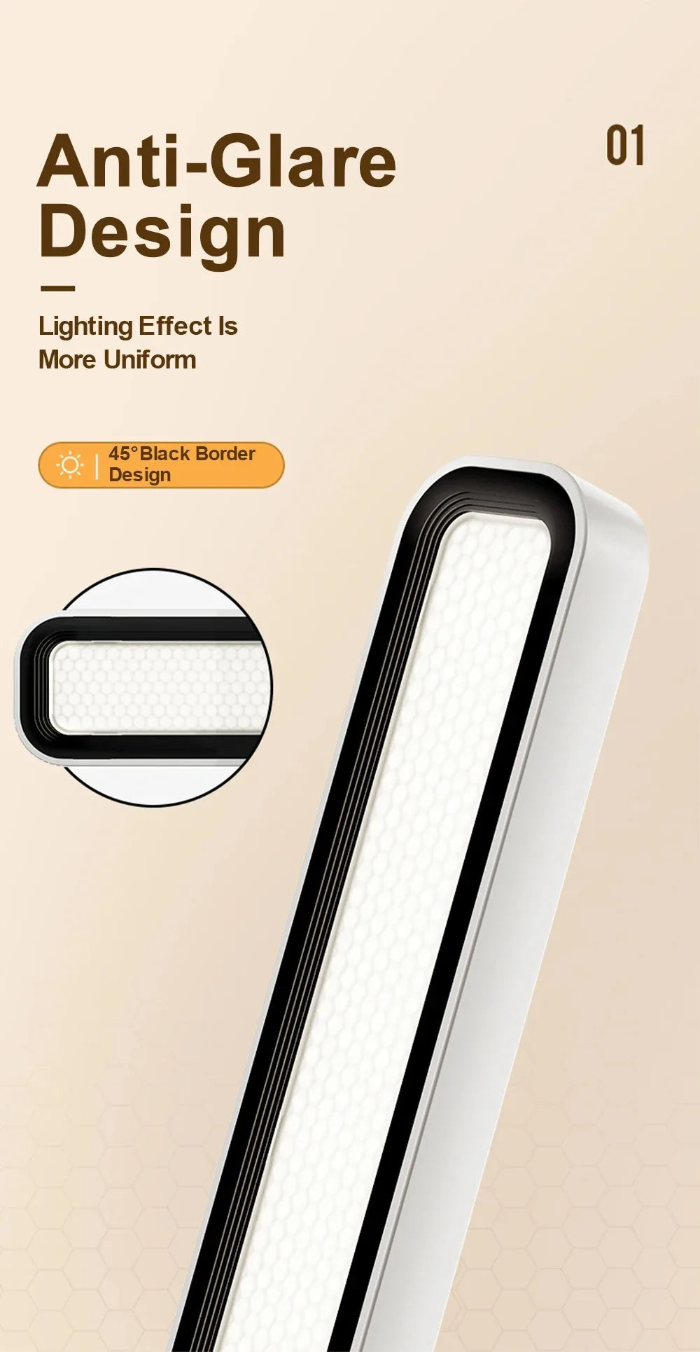 Lámpara de Escritorio LED USB Recargable, Luz de Mesa con Atenuación Continua, Lámpara de Noche Magnética Colgante para Dormitorio, Lámparas de Lectura