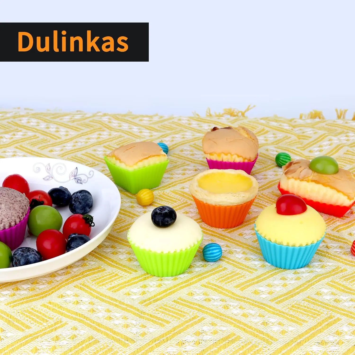 Molde de Silicona para Pastel y Muffins