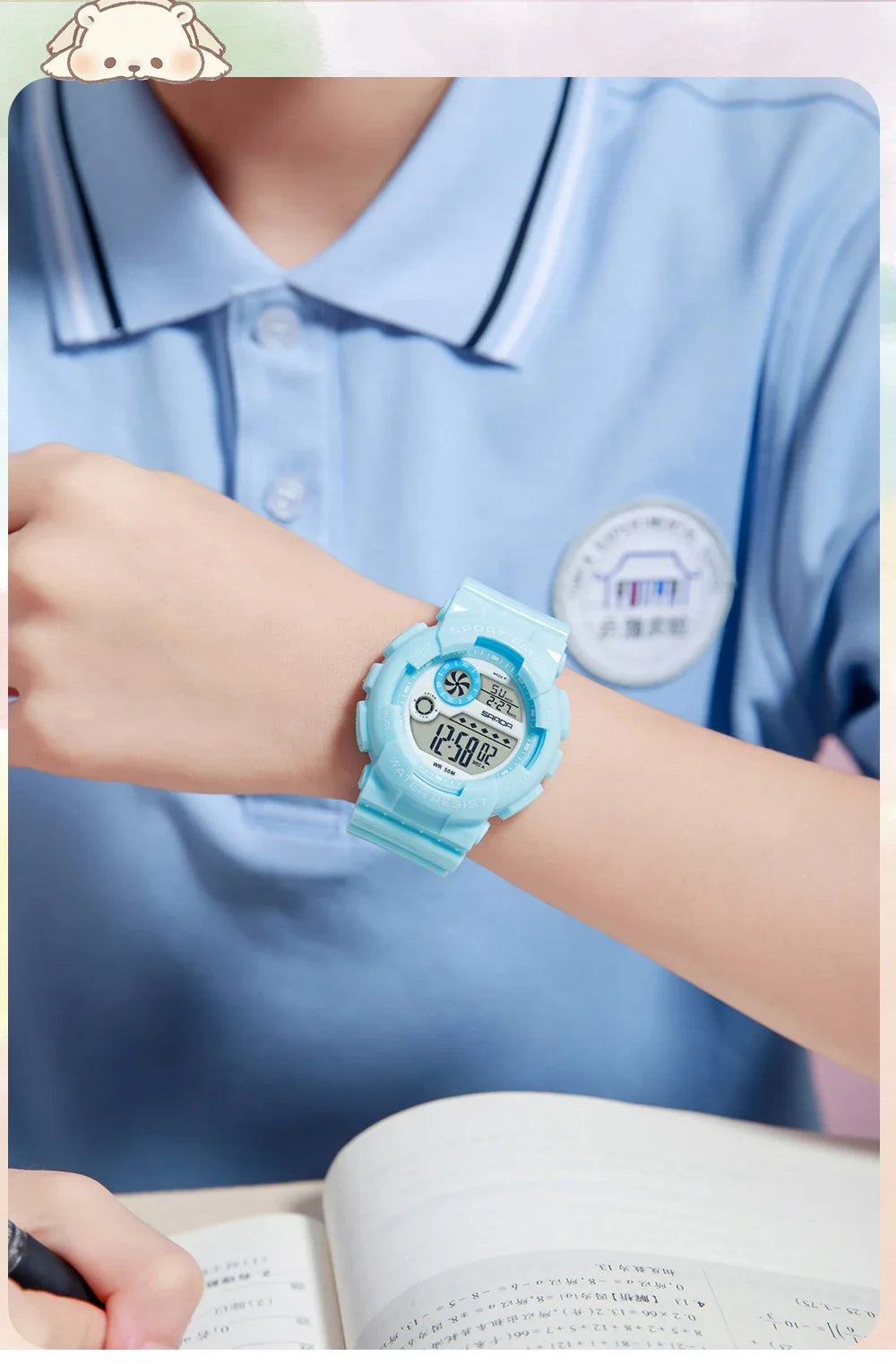 Reloj Digital LED SANDA Deportivo para Mujer