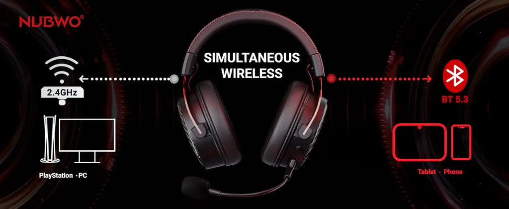 NUBWO G07 Auriculares Gaming PS5 PS4 PC Mac