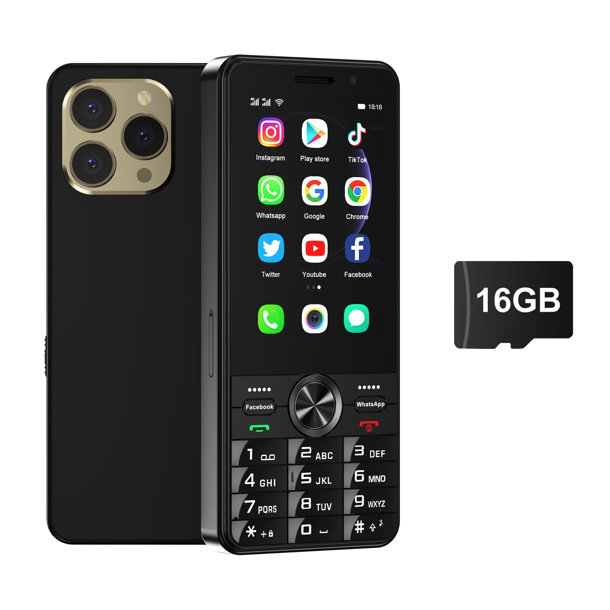 SERVO F24 PRO – Celular 4G Android 3.5" Doble SIM 2+16GB