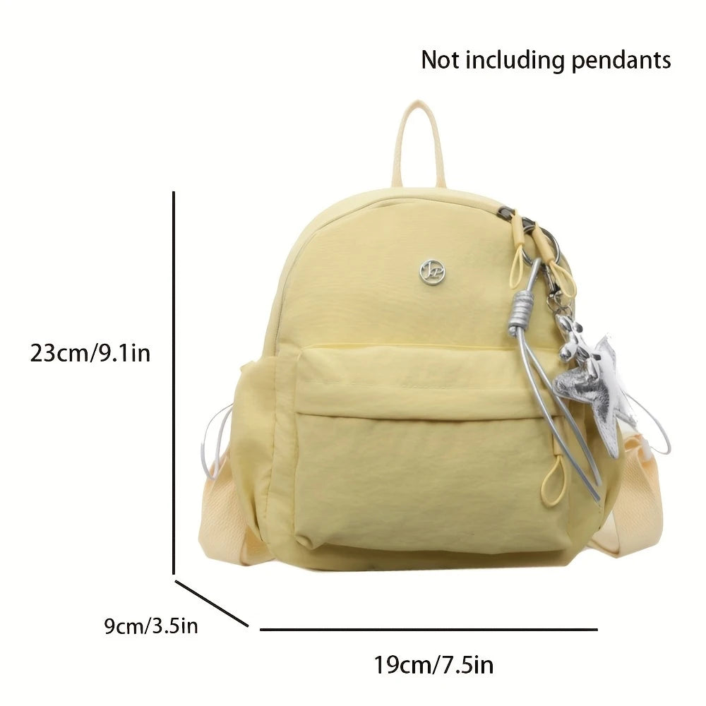 Mochila de Moda para Mujer Estilo Coreano, Liviana y Versátil para Universidad
