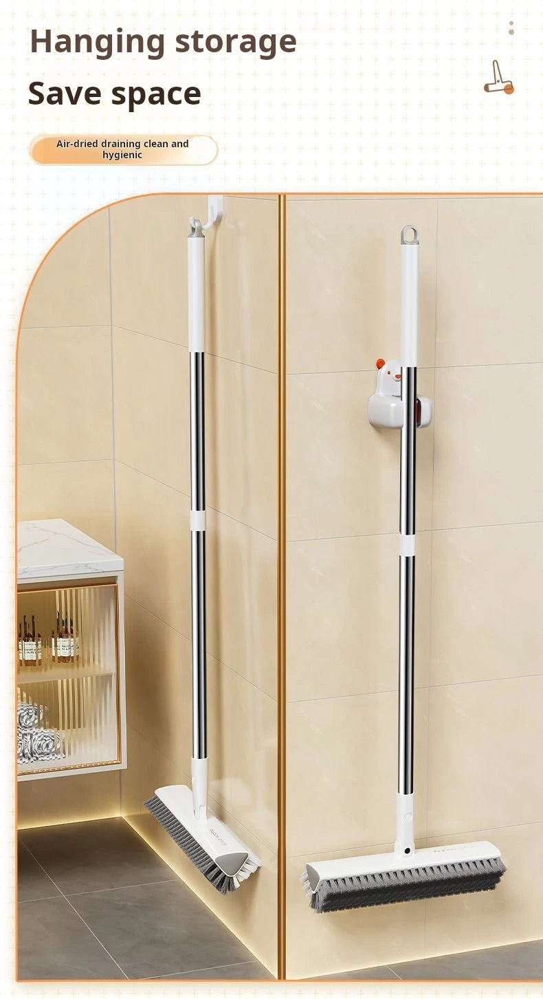 Cepillo de suelo multifuncional con mango largo extensible