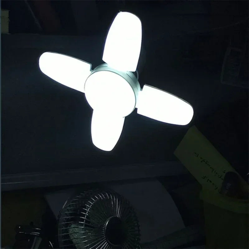 Bombilla LED Plegable 4 Cuchillas 6500K Sin Parpadeo