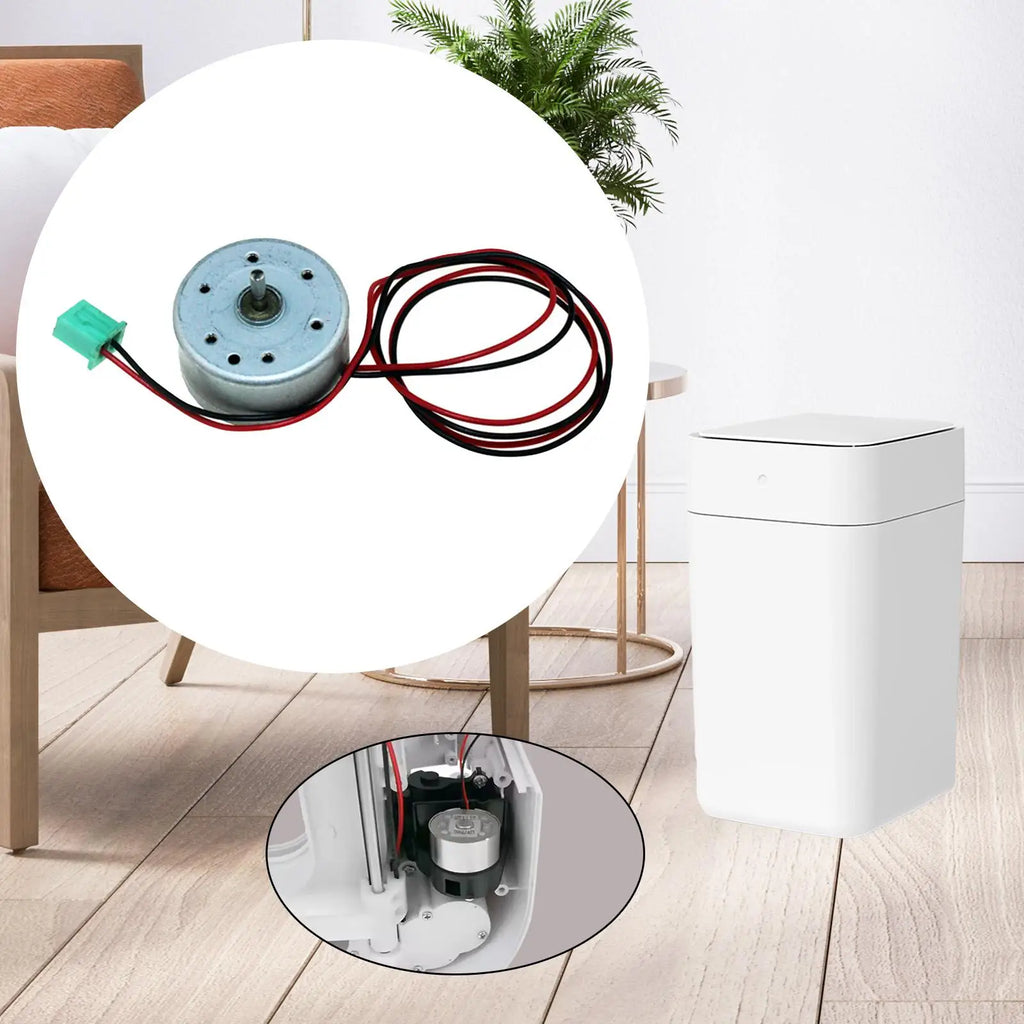 Kit de repuesto de Motor de cubo de basura portátil, Motor de tapa de Metal resistente para cubo de basura abatible T1S TC1D de tamaño pequeño